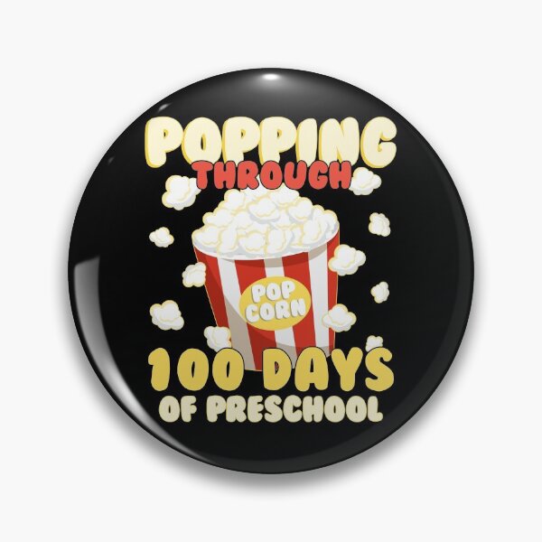 Item preview, Popping Through 100 Days Of Preschool Children Popcorn Teacher Gift designed and sold by Master Jay.