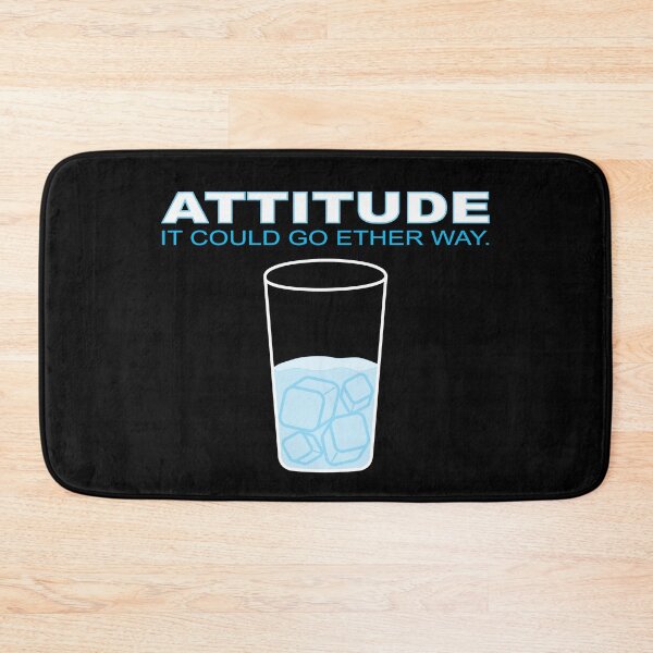 Item preview, ATTITUDE Glass Half Full or Empty designed and sold by NoticeLife.