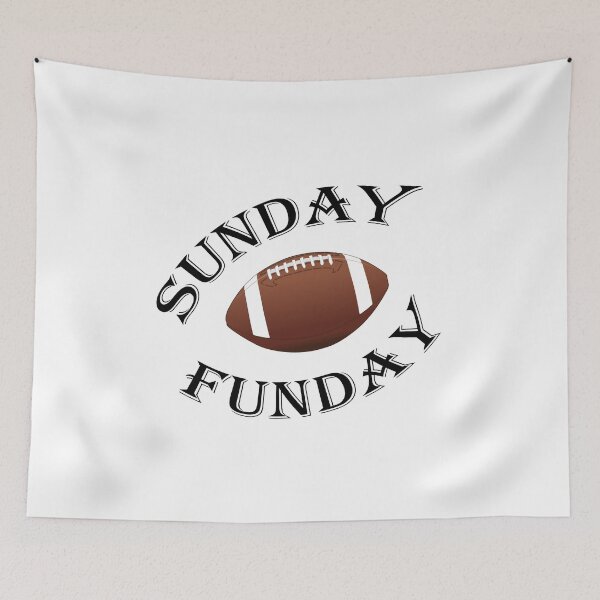 Item preview, Sunday Funday Football Sport T-Shirt Short Sleeve Casual Letter Print Shirt Top designed and sold by Anoirshop ⭐⭐⭐⭐⭐.