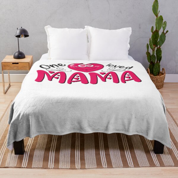 Item preview, One Loved Mama Valentine's Day Cute Valentine's Day Heart Gift For Her Essential T-Shirt designed and sold by Secretstyle ★★★★★.