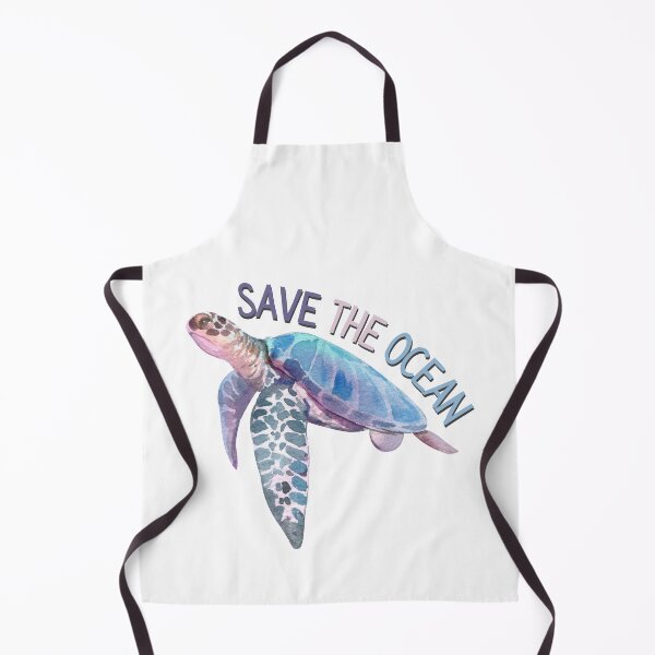Item preview, Save the Ocean Watercolor Turtle designed and sold by Oceanarium.