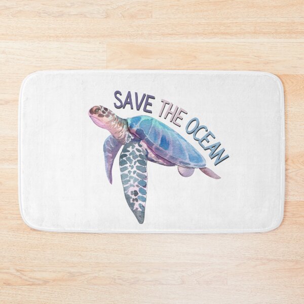 Item preview, Save the Ocean Watercolor Turtle designed and sold by Oceanarium.