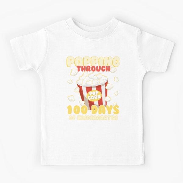 100 days of school popcorn shirt