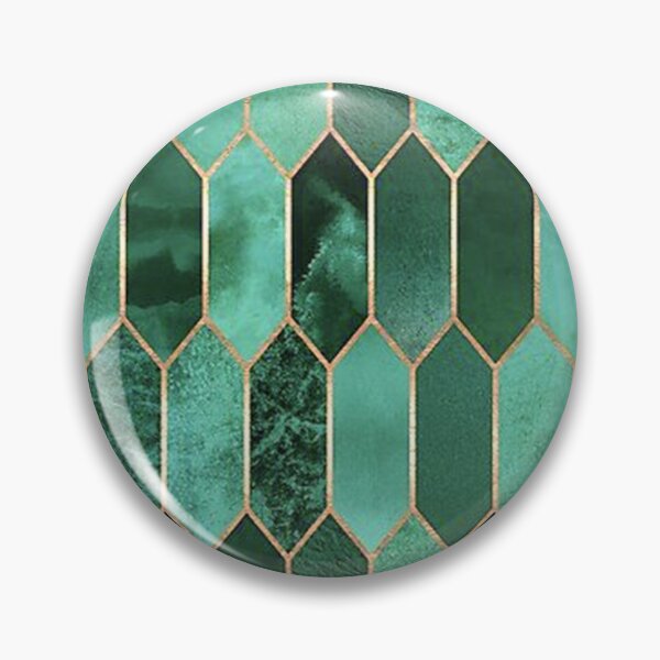 Item preview, Emerald green pattern designed and sold by Layla Art.