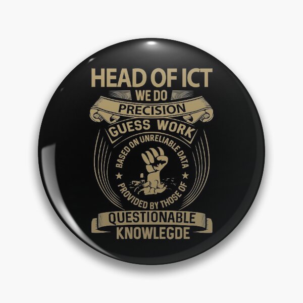 Item preview, Head Of Ict T Shirt - We Do Precision Job Gift Item Tee designed and sold by paneczkopat.