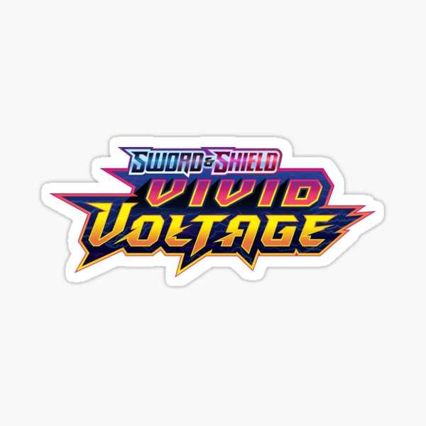 vivid voltage logo Sticker