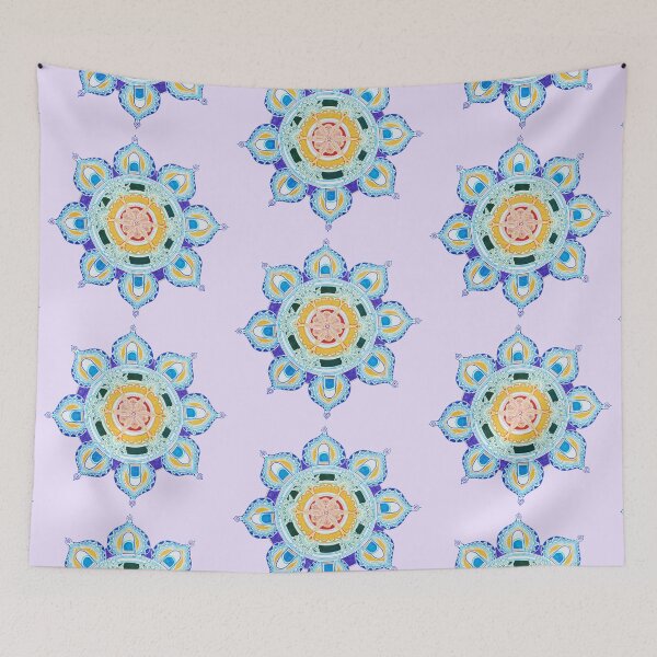 Item preview, Hand drawn mandala, lotus designed and sold by mandalamundo.