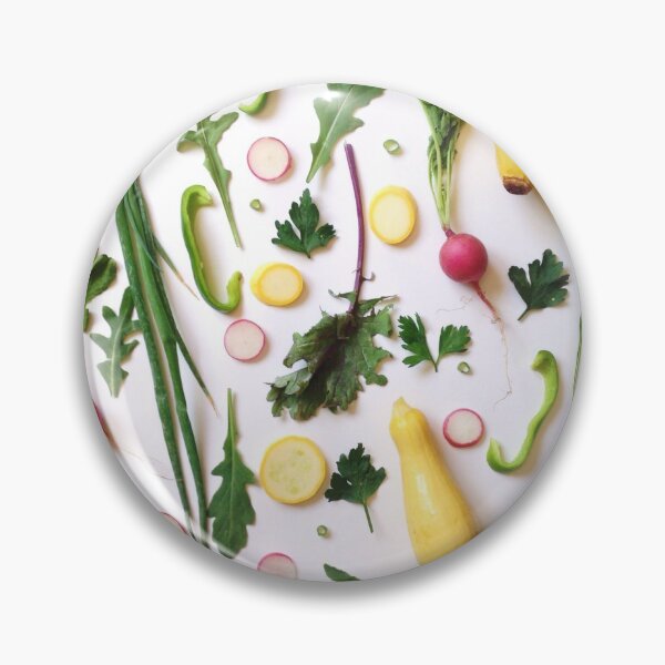 Item preview, Garden Veggies In A Pattern On A White Background. Pattern And Colorful Aesthetic Novelty Design designed and sold by Silver Medal.