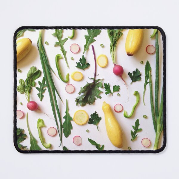 Item preview, Garden Veggies In A Pattern On A White Background. Pattern And Colorful Aesthetic Novelty Design designed and sold by Silver Medal.