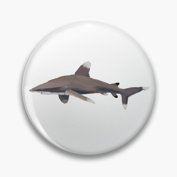 Item preview, Oceanic whitetip shark illustration designed and sold by TheNewAmericana.