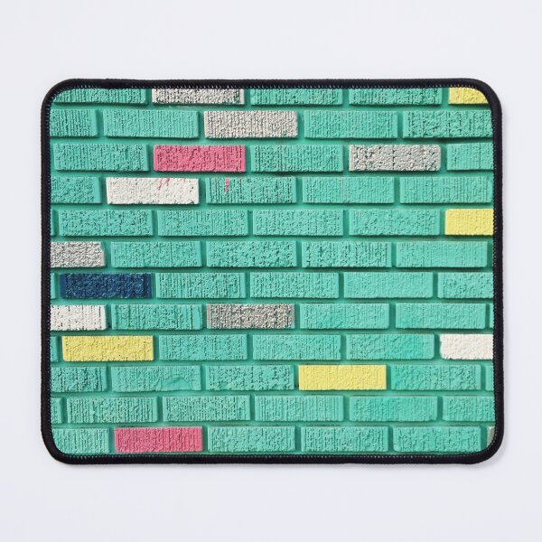Item preview, Multicolored Brick Wall. Colors And Bricks Aesthetic Novelty Design. Inspirational Scenery Art designed and sold by Silver Medal.