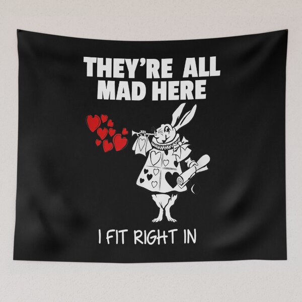 Item preview, Alice in Wonderland White Rabbit Quote designed and sold by jackjerry.