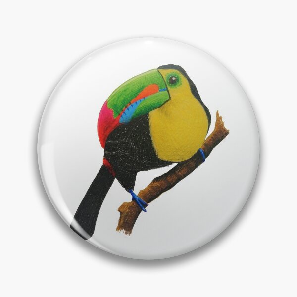 Item preview, Toucan in mixed media designed and sold by Sinarahua-art.