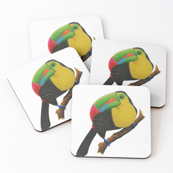 Item preview, Toucan in mixed media designed and sold by Sinarahua-art.