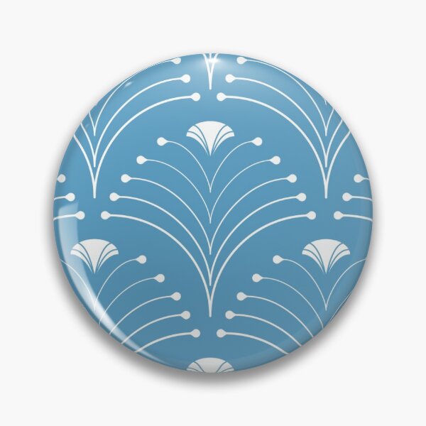 Aperçu de l'œuvre Farrow & Ball St Giles Blue Deco 03 créée et vendue par AuraTherapeia.