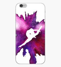 Gymnast Explosion Silhouette Galaxy iPhone-Hülle & Cover