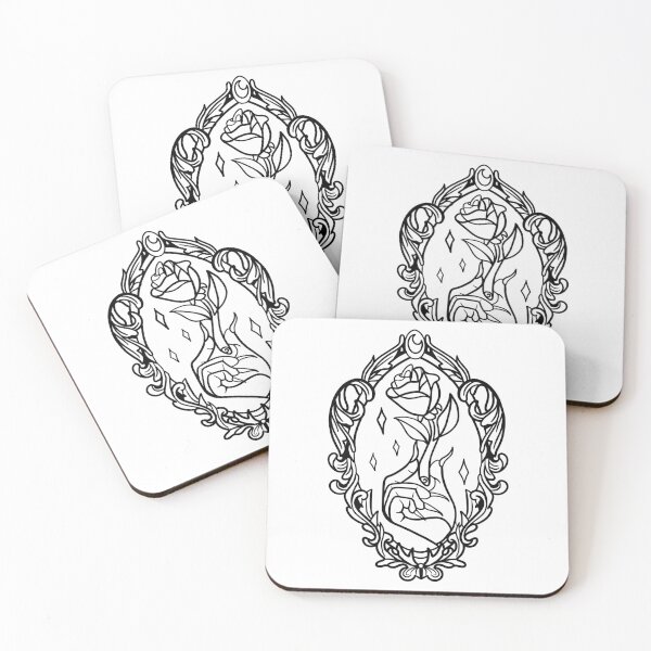 Item preview, Beast Enchanted Rose in Frame in Black designed and sold by Thingamabobbidi.