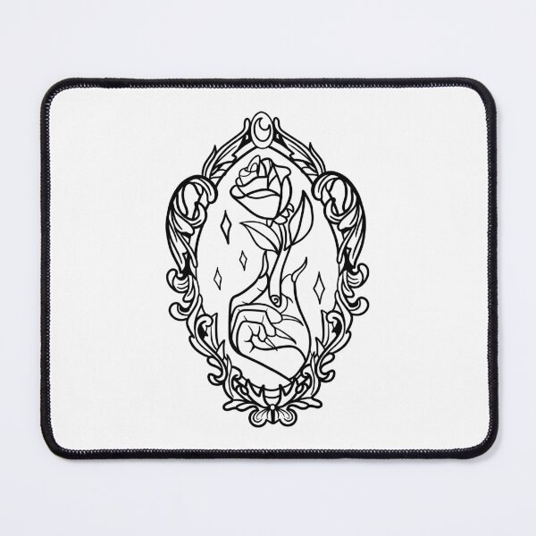 Item preview, Beast Enchanted Rose in Frame in Black designed and sold by Thingamabobbidi.