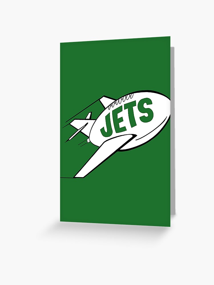 Jets Retro Football Greeting Card for Sale by GangGreenGear