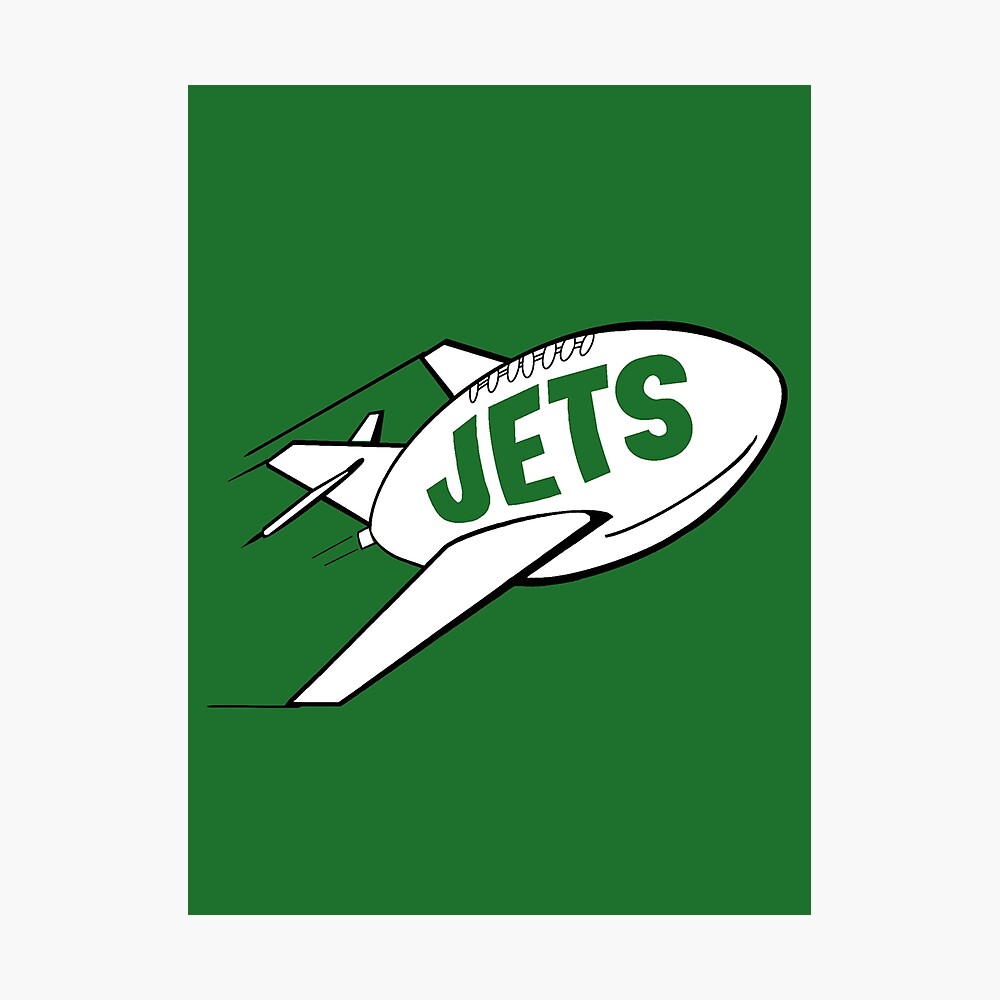 Vintage Football - New York Jets (White Jets Wordmark)