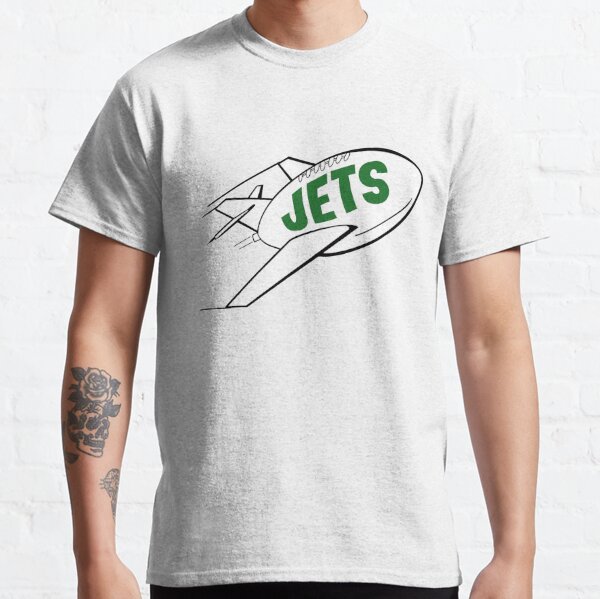 New York Jets Throwback Wordmark Long Sleeve T-Shirt - White