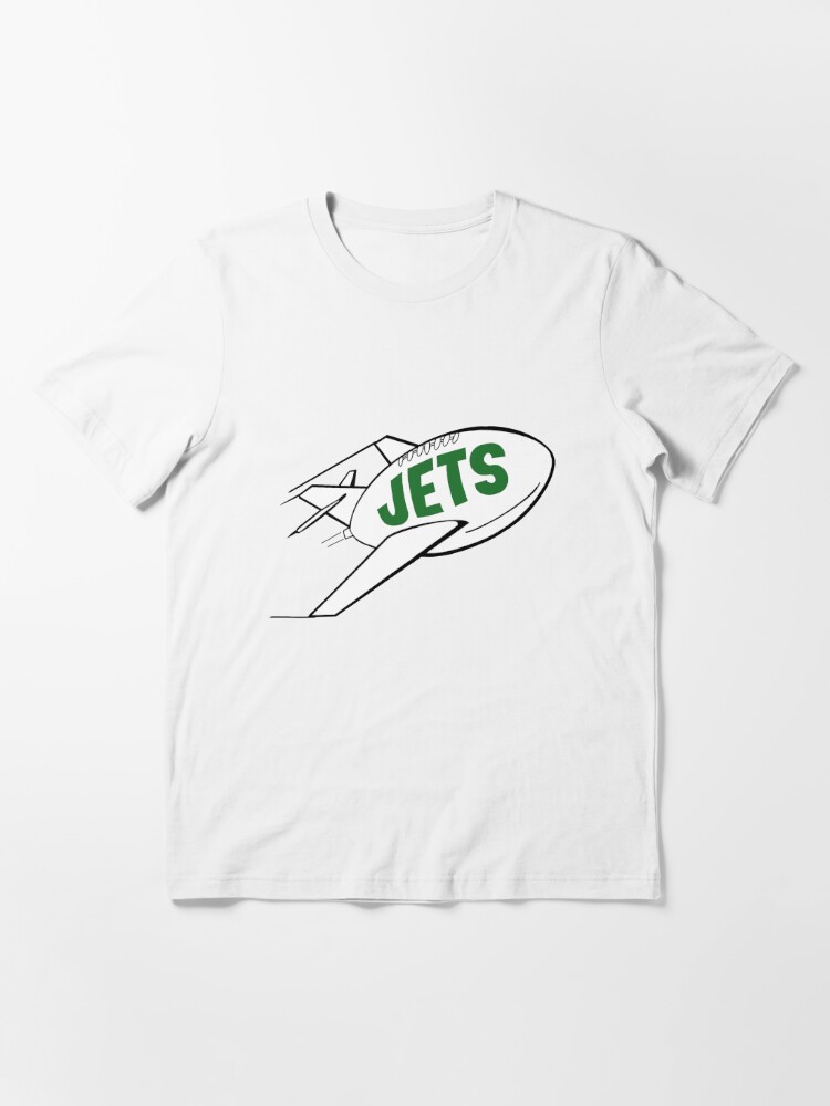 deadmansupplyco Vintage Football - New York Jets (White Jets Wordmark) Crewneck Sweatshirt