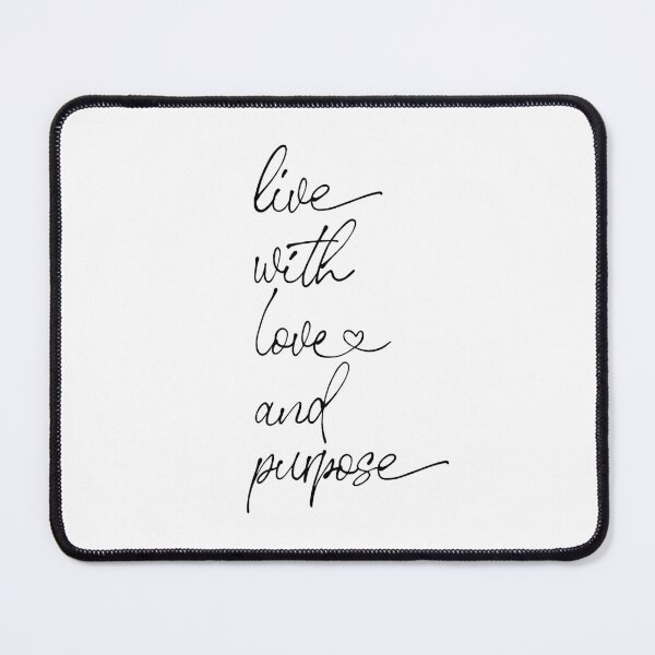 Item preview, Live with Love and Purpose designed and sold by rofocreative.