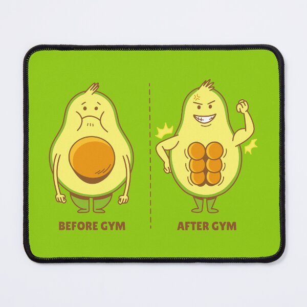 Item preview, Avocado Gym 6 Pack designed and sold by machmigo.