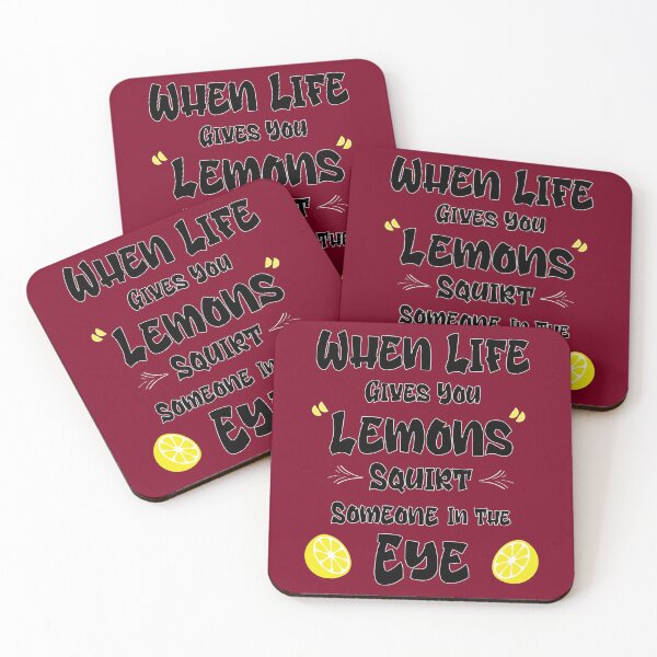Item preview, When Life Gives You Lemons Squirt Someone In The Eye designed and sold by Momona-design.