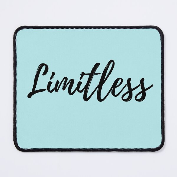 Item preview, The Word Limitless - Explore your Possibilities - Blue Background designed and sold by ActionFocus.