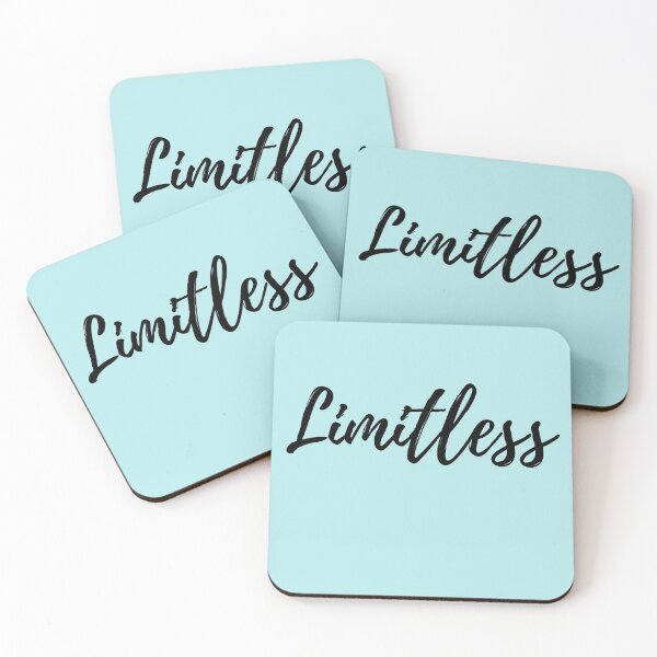 Item preview, The Word Limitless - Explore your Possibilities - Blue Background designed and sold by ActionFocus.