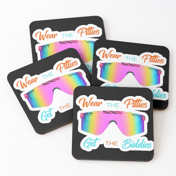 Item preview, Wear the Pitties, Get the Biddies // Pit Viper Sticker / Decal designed and sold by sticker-vault.