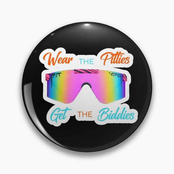 Item preview, Wear the Pitties, Get the Biddies // Pit Viper Sticker / Decal designed and sold by sticker-vault.
