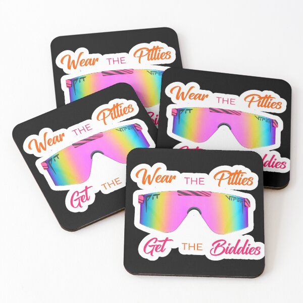 Item preview, Wear the Pitties, Get the Biddies // Pit Viper Sticker / Decal designed and sold by sticker-vault.