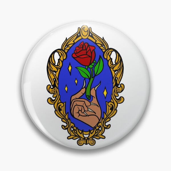 Item preview, Beast Enchanted Rose in Frame in Colour designed and sold by Thingamabobbidi.