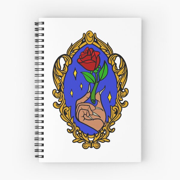 Item preview, Beast Enchanted Rose in Frame in Colour designed and sold by Thingamabobbidi.