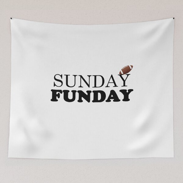 Item preview, Sunday Funday Football Sport T-Shirt Short Sleeve Casual Letter Print Shirt Top designed and sold by Anoirshop ⭐⭐⭐⭐⭐.