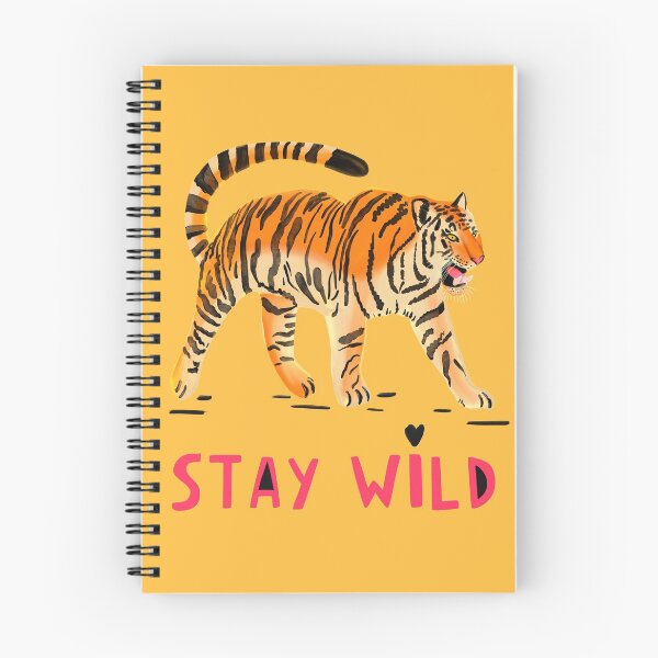 Item preview, Stay Wild Tiger | Illustration With Quote  designed and sold by Happy  People Prints.