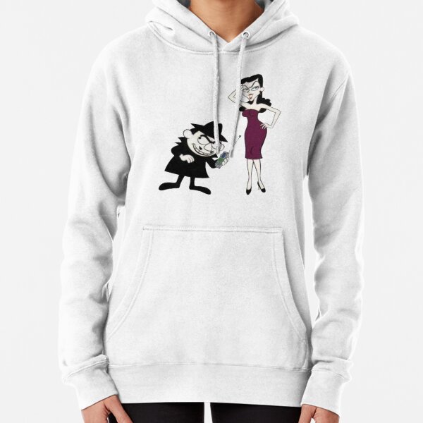 Boris and Natasha Sticker Pullover Hoodie