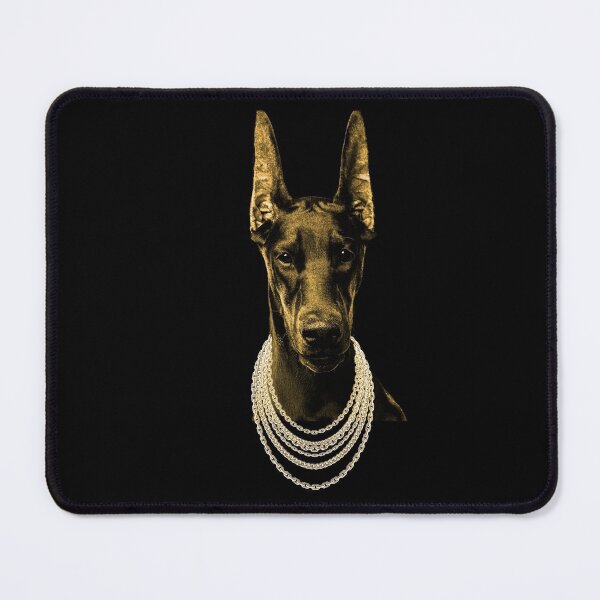 Item preview, Ih Nom Dog Nit - Gold Chains Doberman designed and sold by andrei49387.