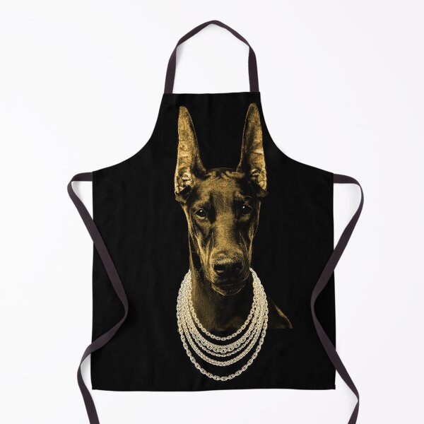 Item preview, Ih Nom Dog Nit - Gold Chains Doberman designed and sold by andrei49387.