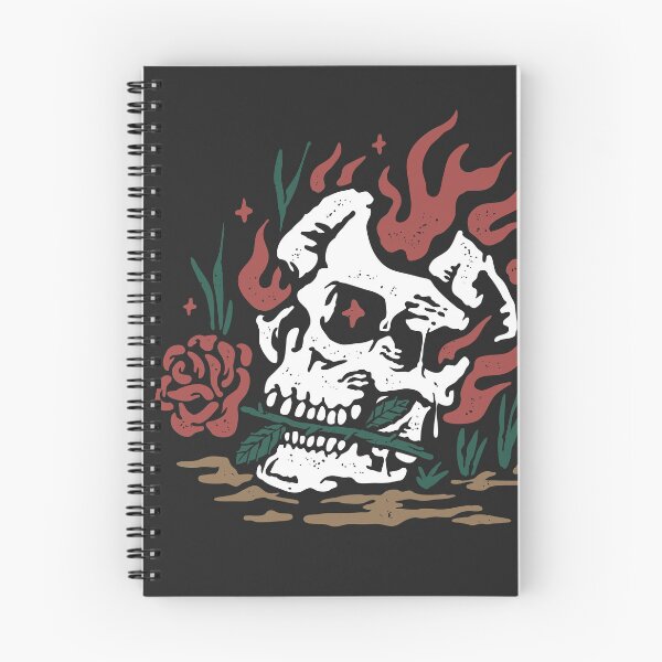 Item preview, Burning Skull designed and sold by machmigo.