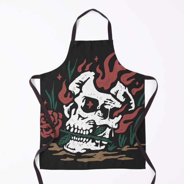 Item preview, Burning Skull designed and sold by machmigo.
