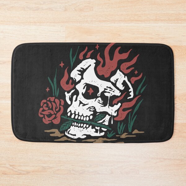Item preview, Burning Skull designed and sold by machmigo.