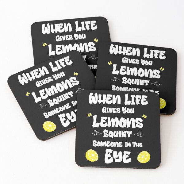 Item preview, When Life Gives You Lemons Squirt Someone In The Eye designed and sold by Momona-design.