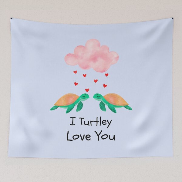 Item preview, Valentines Day I Turtley Love You Funny Cute designed and sold by Artventurous.