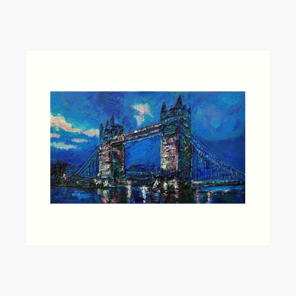 Item preview, Tower bridge under moonlight designed and sold by artshootfish.
