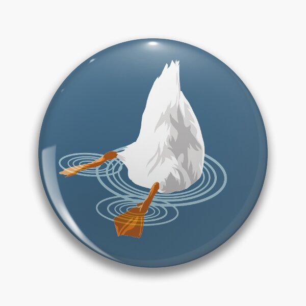 Item preview, Funny duck in the water designed and sold by Captain Chromatic.