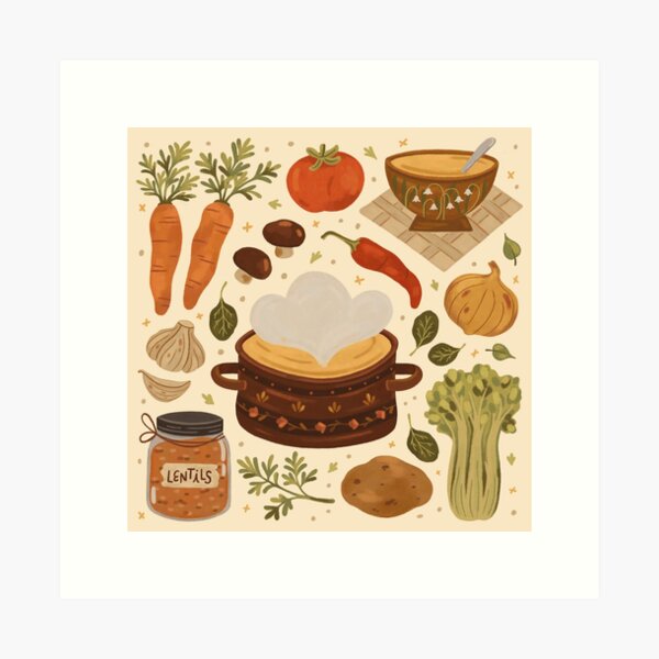 Item preview, Vegetable Soup designed and sold by ohjessmarie.