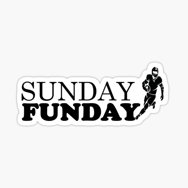 Cincy Sports Bengal Football Sunday Funday Sticker -   Israel